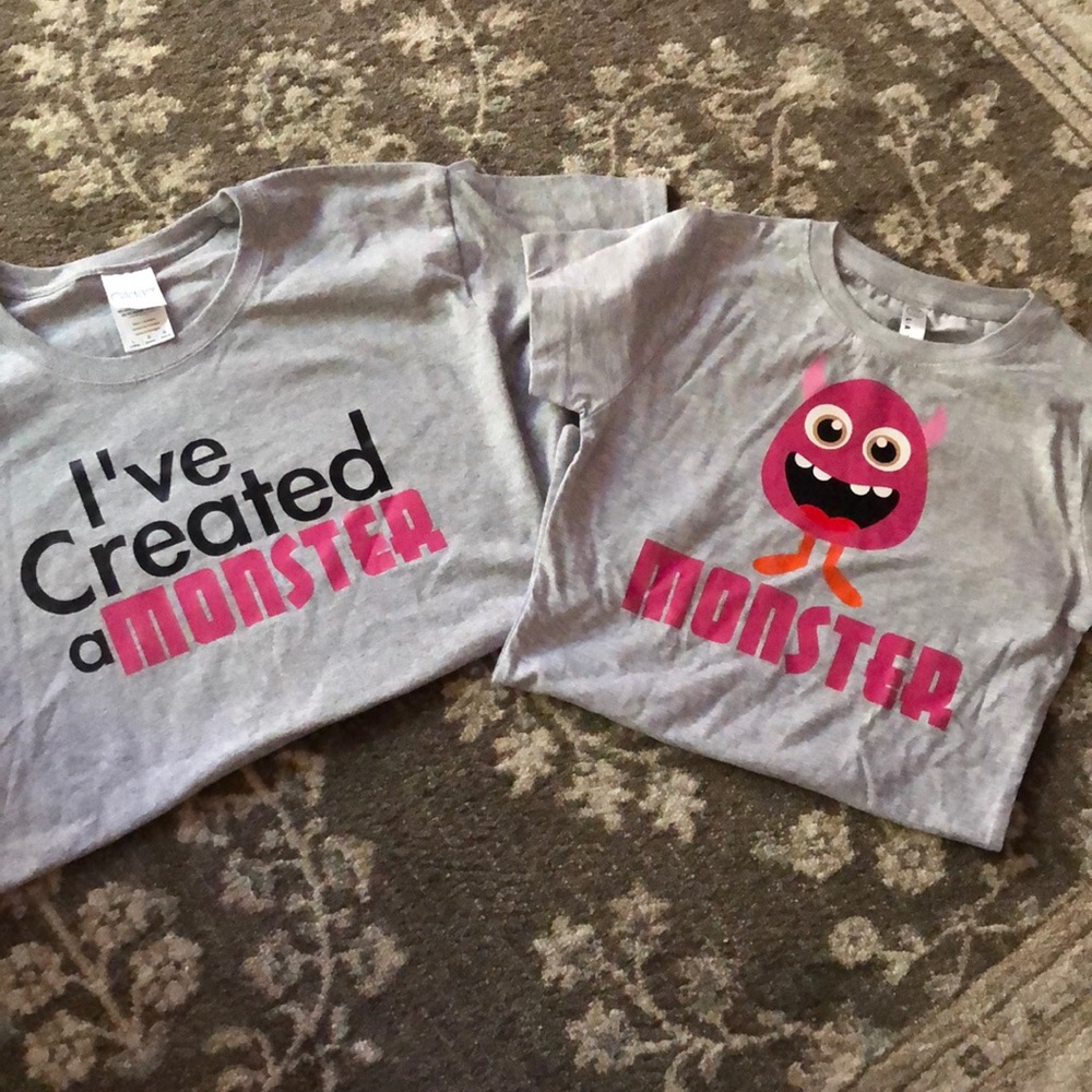 Matching parent and kid shirt